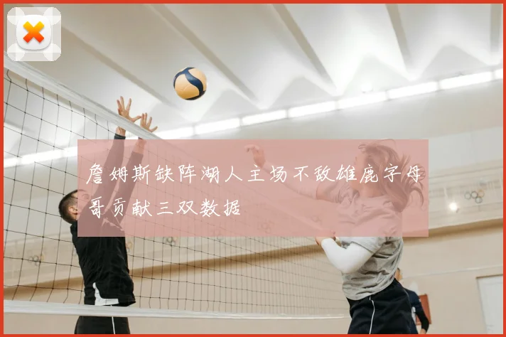 詹姆斯缺阵湖人主场不敌雄鹿字母哥贡献三双数据